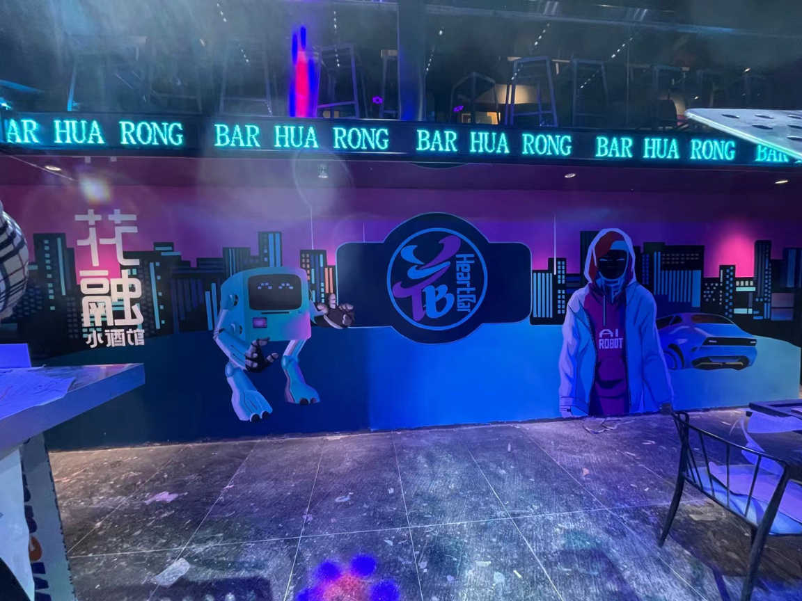 石家庄背景墙壁画手绘工作室