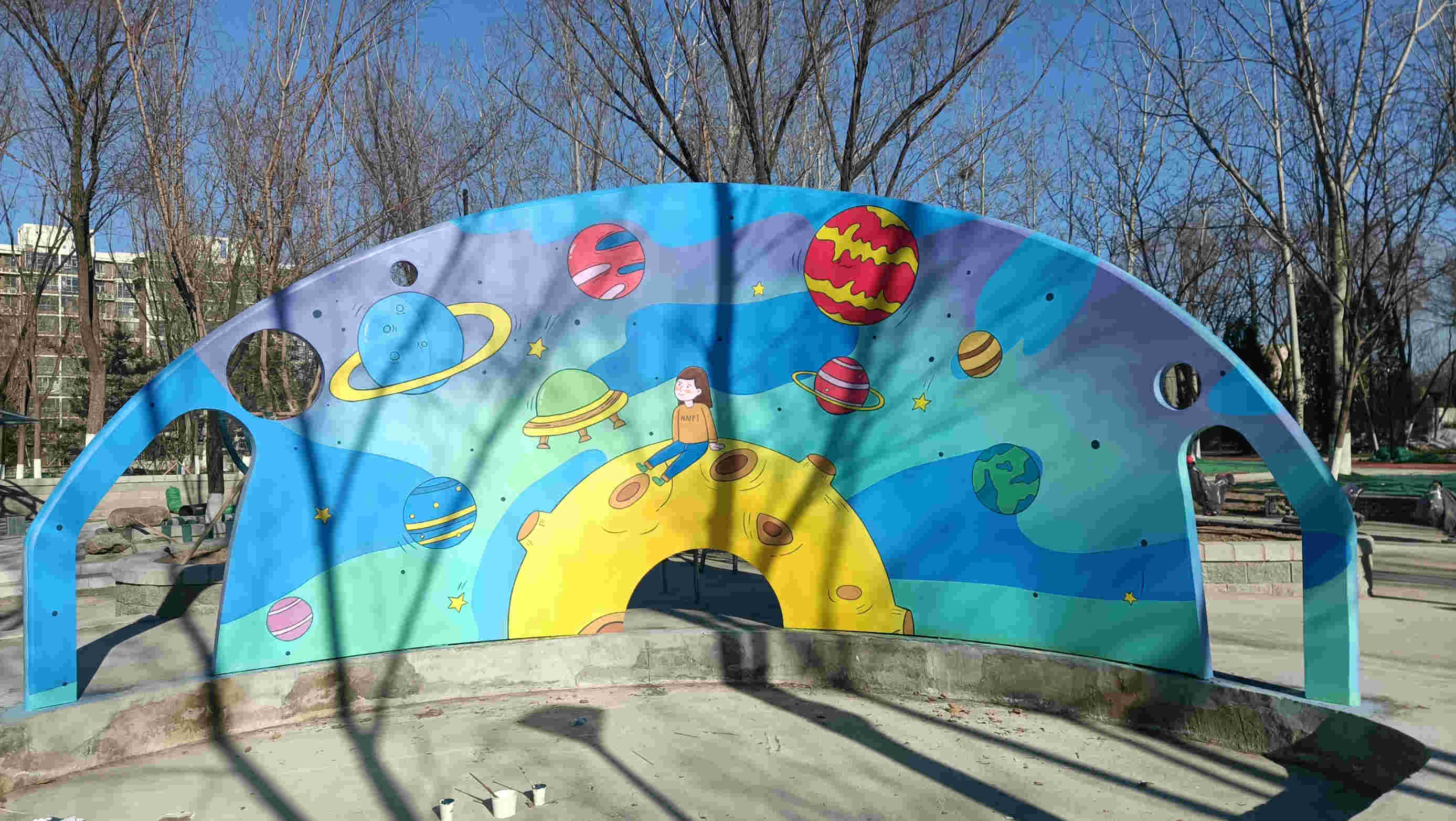 深圳停车库墙绘