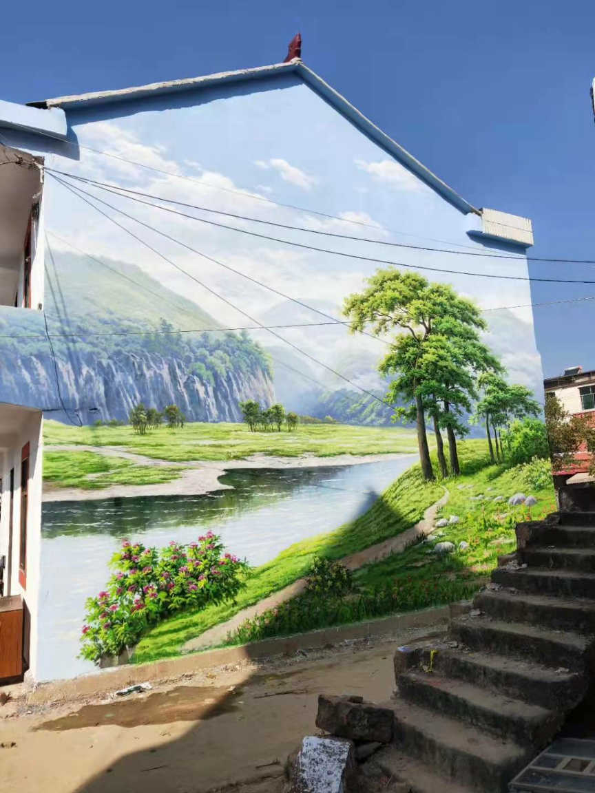 南宁别墅壁画手绘公司