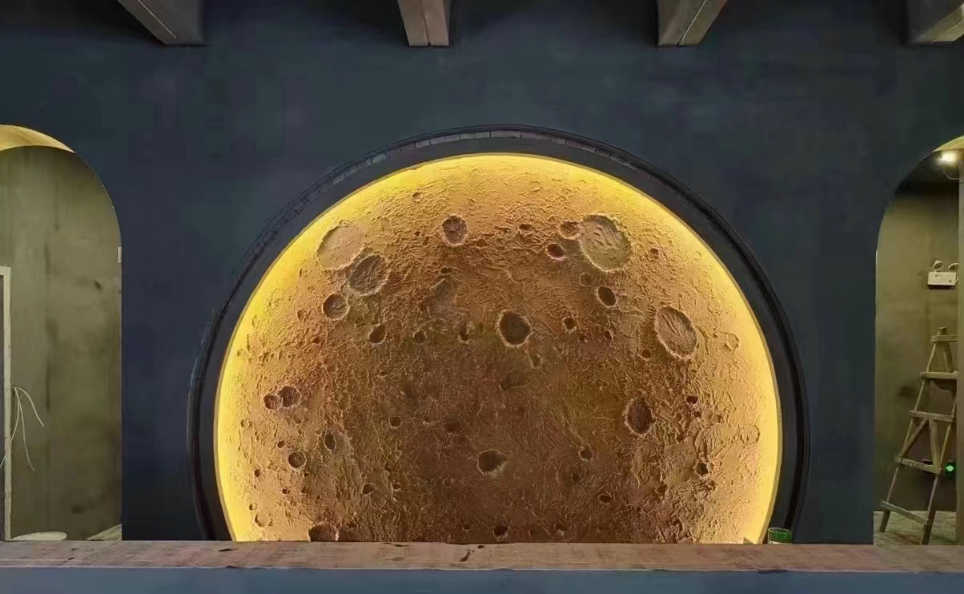 小区停车场墙绘