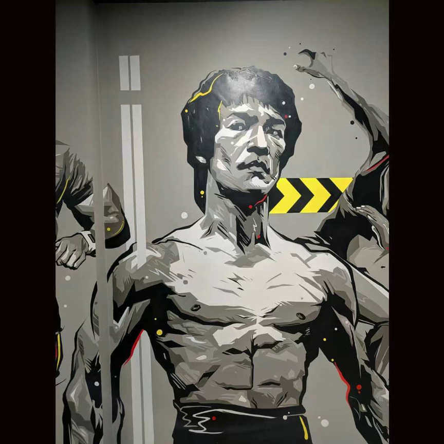 深圳专业网咖墙绘报价