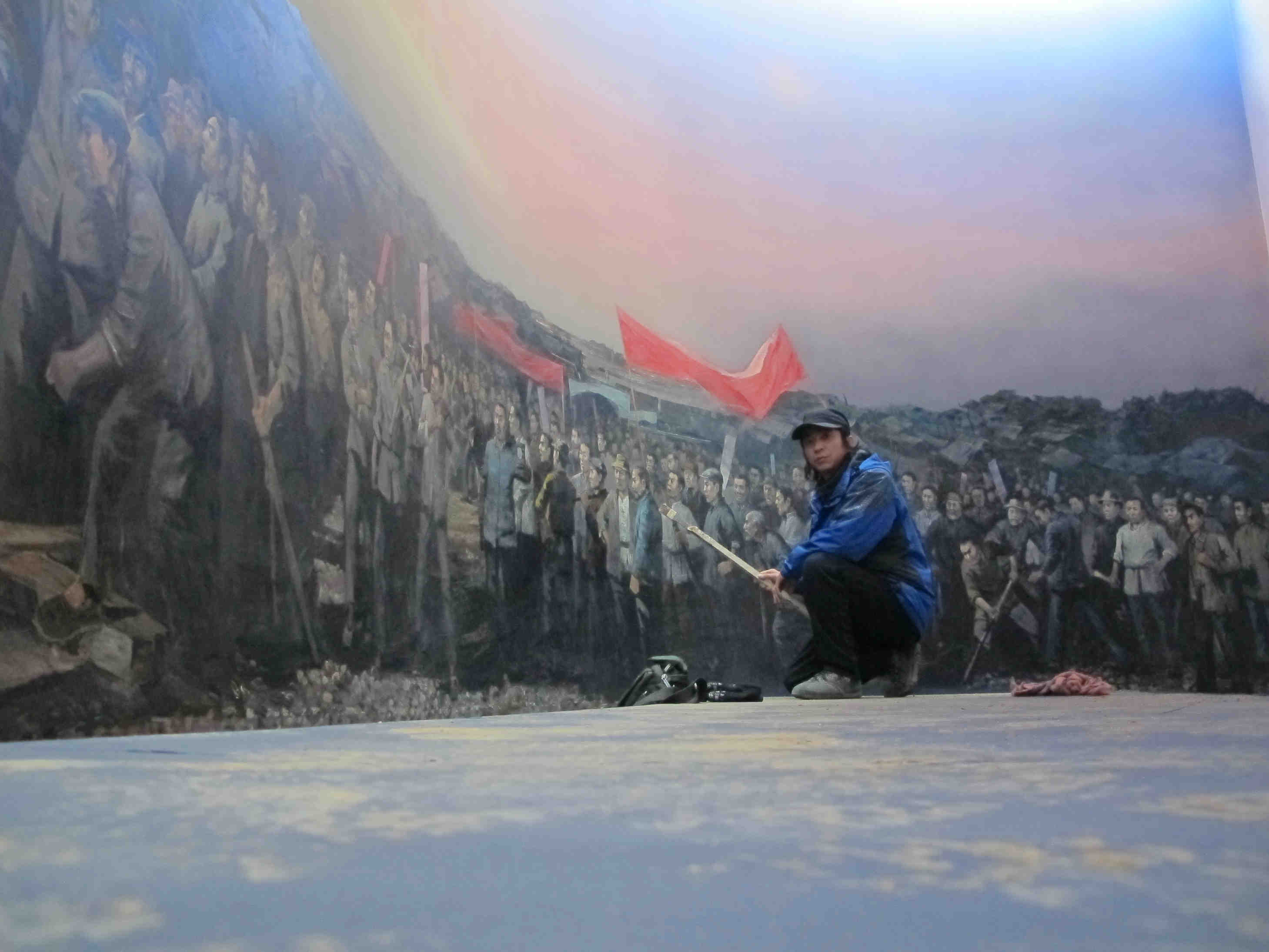 济南建筑楼梯墙绘设计