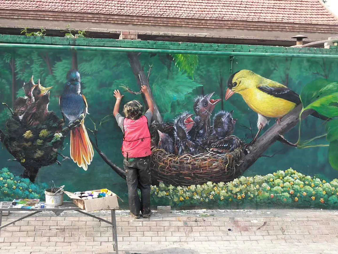 石家庄涂鸦墙设计工作室