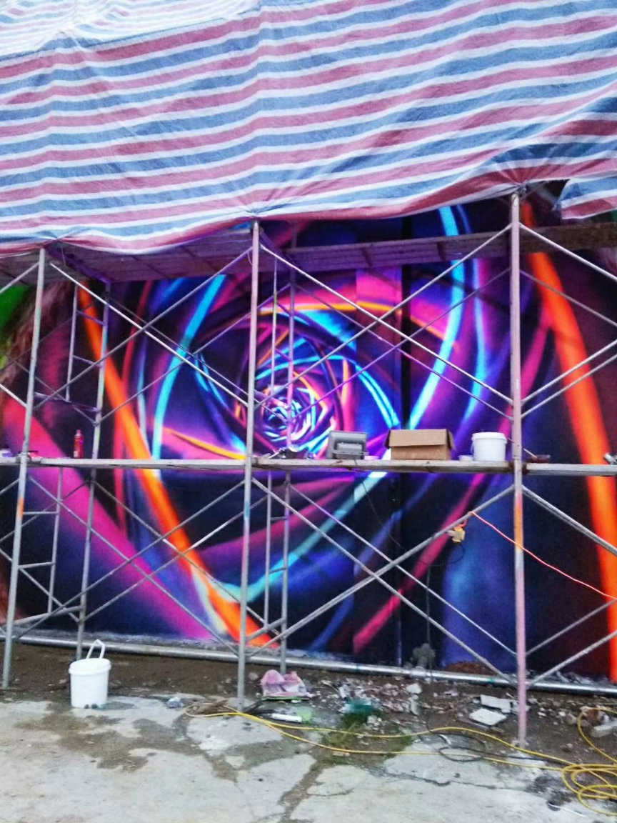 海口餐饮手绘墙设计公司