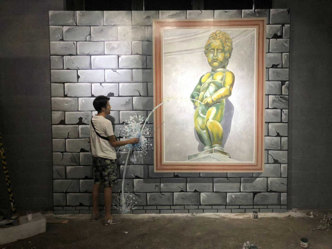 南京背景墙墙绘公司