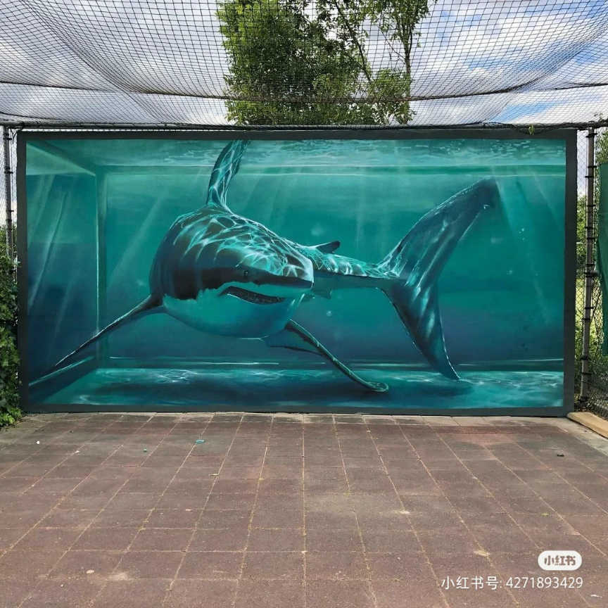 石家庄电视背景墙彩绘