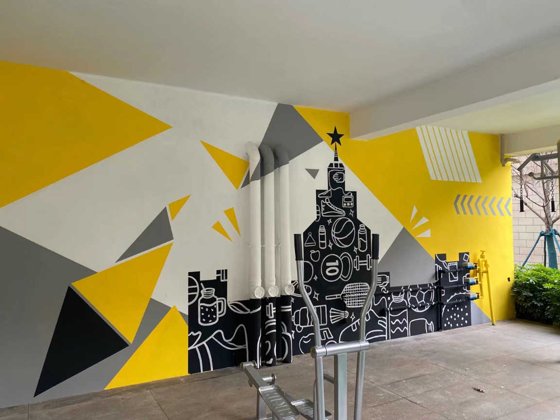 石家庄乡村手绘墙公司