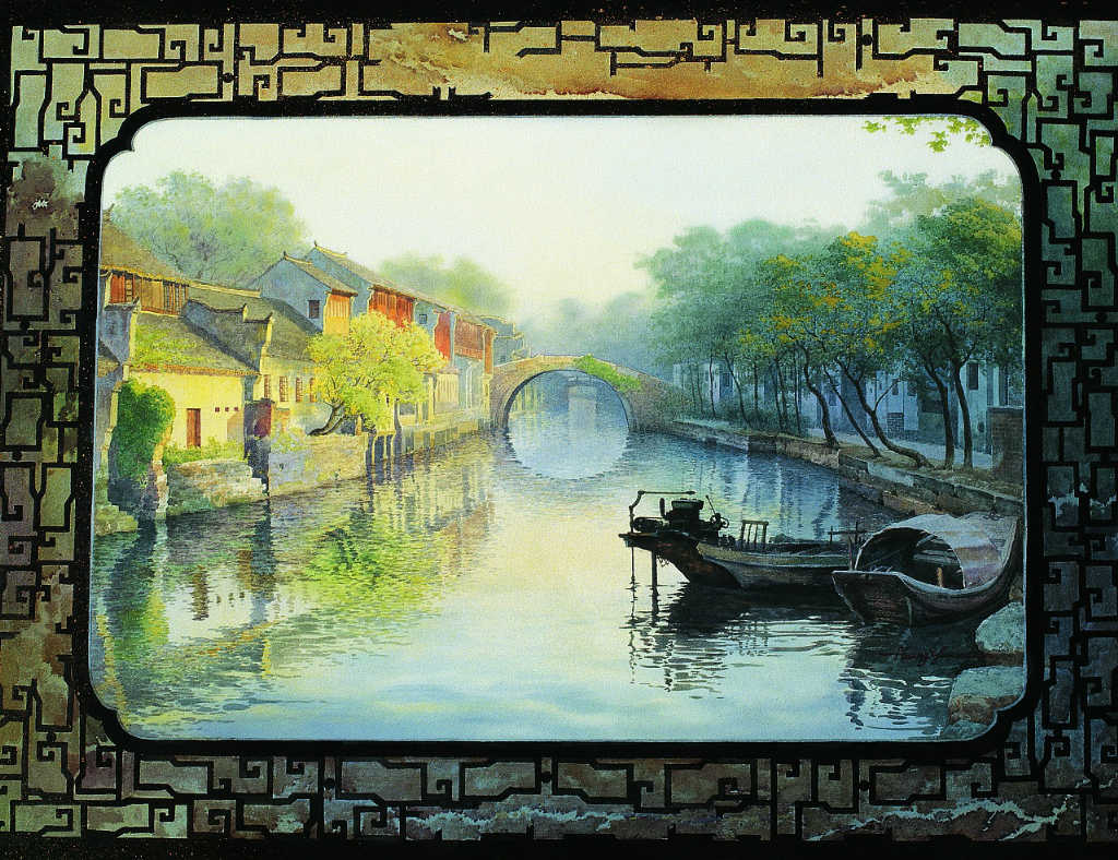 杭州专业背景墙手绘画定制