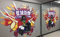 福州健身房手绘壁画多少钱