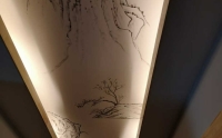 别墅样板间墙绘
