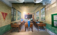 呼和浩特壁画背景墙手绘