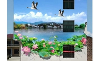 太原背景墙彩绘厂家
