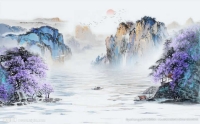 银川博物馆墙体彩绘设计