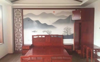 银川专业背景墙手绘画定制