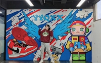 广州国画背景墙手绘工作室