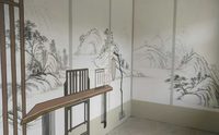 彩绘背景墙价格