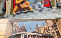 深圳专业手绘3d立体墙画