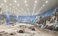 成都3d立体手绘背景墙