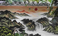 长春景区彩绘设计