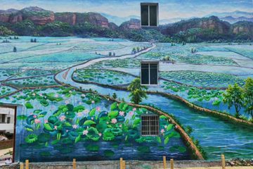 别墅浮雕壁画