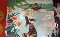 立体壁画手绘价格