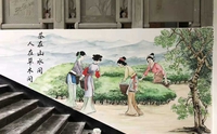 主题酒店墙体彩绘