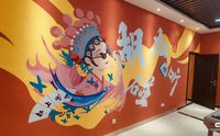 彩绘浮雕壁画定制