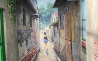 太原街道文化墙手绘