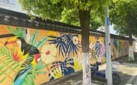 郑州墙体手绘壁画