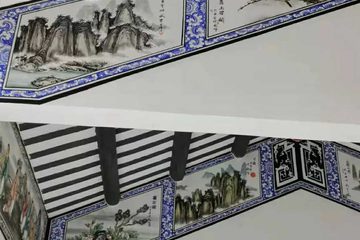 架空层儿童活动区彩绘