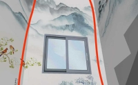 清水样板间厨房墙绘